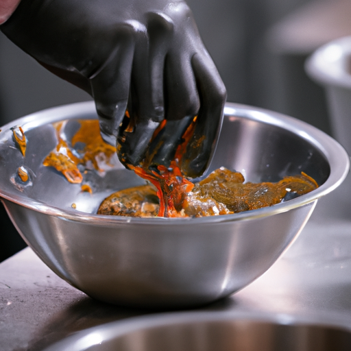 A professional chef preparing a dish using high-quality cookware.